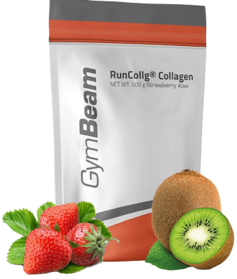 GymBeam RunCollg Collagen strawberry-kiwi 500g