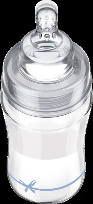 Lovi Lahev skleněná BABY SHOWER kluk 250ml
