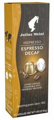 Julius Meinl Kávové kapsle Inspresso Espresso Decaf 10 ks