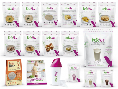 KetoMix Ketonová dieta na 4 týdny 140 porcí