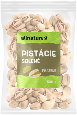 Allnature Pistácie pražené solené 500 g Allnature Pistácie pražené solené 500 g