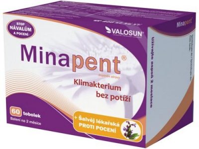 Minapent + šalvěj lékařská tobolky 60