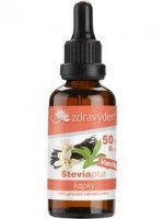 Zdravý den sladidlo kapky vanilka 50ml