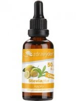 Zdravý den Stevia kapky citron 50ml