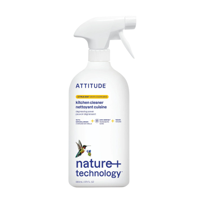 ATTITUDE Čistič na kuchyně s vůní citronové kůry s rozprašovačem 800ml