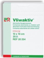 Komprese Vliwaktiv Ag 10x10cm sterilní 10ks