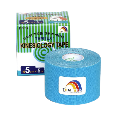 Tejp. TEMTEX kinesio tape modrá 5cmx5m Tejp. TEMTEX kinesio tape modrá 5cmx5m
