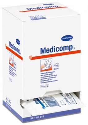 Medicomp Kompres nesterilní 10 x 20cm 100 ks