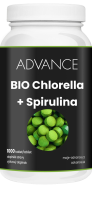 ADVANCE Chlorella + Spirulina 1000 tablet