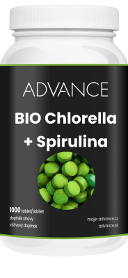 ADVANCE Chlorella + Spirulina 1000 tablet