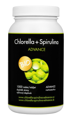 ADVANCE Chlorella + Spirulina 1000 tablet