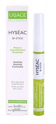 Uriage Tyčinka na kožní nedokonalosti Hyséac Bi-Stick (Anti-Blemish Stick) 3 ml