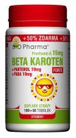 Bio Pharma Beta Karoten 15 mg+Pantenol 10mg+PABA 10 mg 150 tobolek