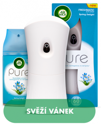 Airwick Automatický Spray komplet Pure Svěží vánek 250ml