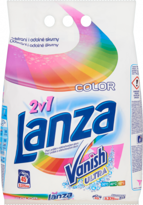Lanza Vanish 2v1 na barevné prádlo 3,375kg 3.375 kg