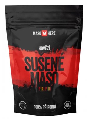 Maso Here Hovězí Piri Piri 40g