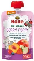Holle Bio pyré - Berry Puppy- Jablko a broskev s lesními plody 100 g