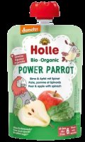 Holle Bio pyré- Power Parrot - Hruška s jablkem a špenátem 100g Holle Bio pyré- Power Parrot - Hruška s jablkem a špenátem 100g