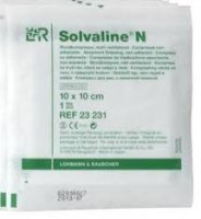 Komprese Solvaline N spec.savá steril.10x10cm/1ks