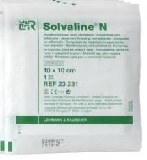 Lohmann&Rauscher Komprese Solvaline N spec.savá steril.10x10cm/1ks