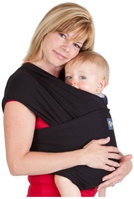 Nosič dětí / šátek Boba Wrap - Black