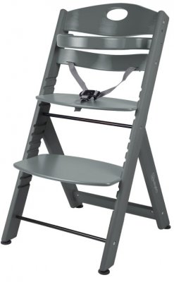 BabyGo jídelní židlička FAMILY XL Grey