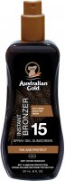 Australian Gold Spray Gel + Bronzer SPF15, 237 ml