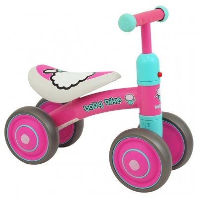 Baby Mix Dětské odrážedlo Baby Bike pink 1 ks