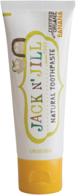 Jack n' Jill Přírodní měsíčková zubní pasta Organic Banán 50 g