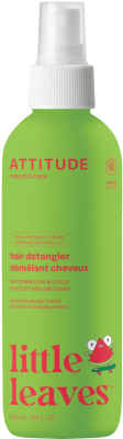 ATTITUDE Little leaves Sprej na rozčesávání vlásků s vůní melounu a kokosu 240ml