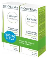 BIODERMA Sébium Pore Refiner krém na rozšířené póry 30ml výhodné balení 1+1