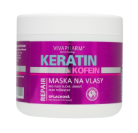 VivaPharm Keratinová vlasová maska 600ml