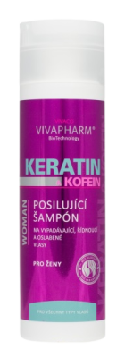 VivaPharm Keratinový šampon pro ženy s kofeinem 200ml