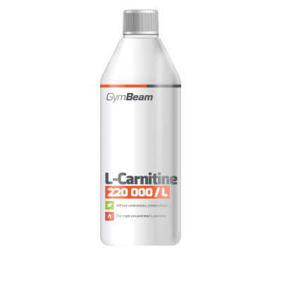 Spalovač tuků L-Karnitin - GymBeam 220 000 mg/l - 500 ml