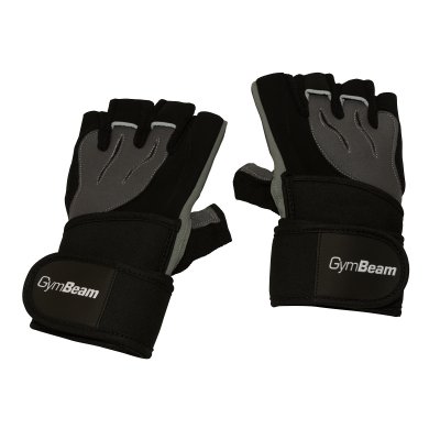 GymBeam Fitness Rukavice Ronnie – Gym Beam black grey – velikost XXL