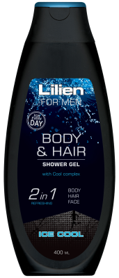 Lilien sprchový šampon pro muže Ice Cool 400ml