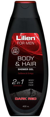 Lilien Dark Red Men sprchový gel 400 ml