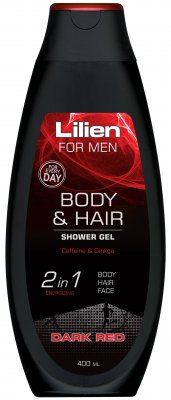 Lilien Dark Red Men sprchový gel 400 ml