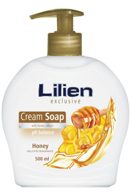 Lilien krémové tekuté mýdlo Honey 500ml