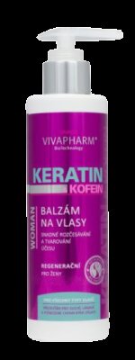 VivaPharm Keratinový balzám na vlasy pro ženy 200ml