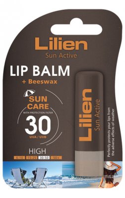 Lilien sun active lip balm SPF 30 4,5g 4.5 g