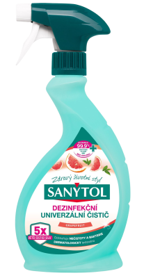 Sanytol Dezinfekční univerzální čistič ve spreji s vůní grepu 500ml