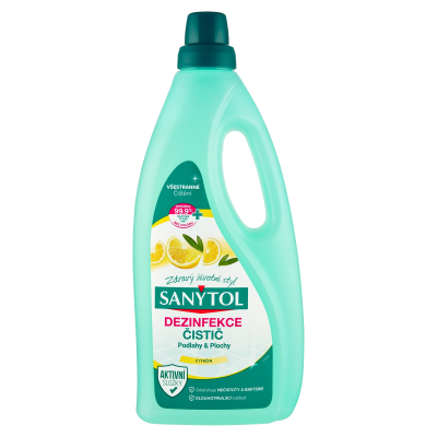 Sanytol Dezinfekční univerzální čistič na podlahy a plochy Citrón 1000ml