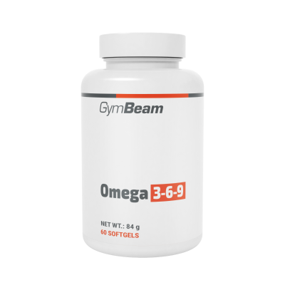 GymBeam Omega 3-6-9 unflavored - 60 kaps