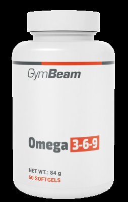 GymBeam Omega 3-6-9 60 kapslí