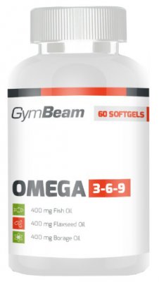 GymBeam Omega 3-6-9 unflavored 60 ks