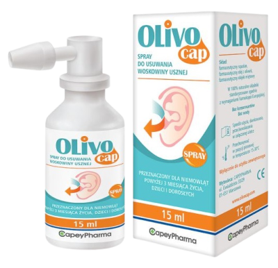 Olivocap 15ml ušní sprej Olivocap 15ml ušní sprej