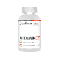 GymBeam Vitamin D3 2000 IU 60 kapslí