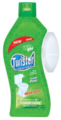 Twister WC gel s košíčkem - Pine 500ml