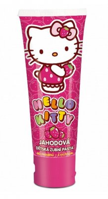 Hello Kitty Zubní pasta bez parabenů s xylitolem 75 ml